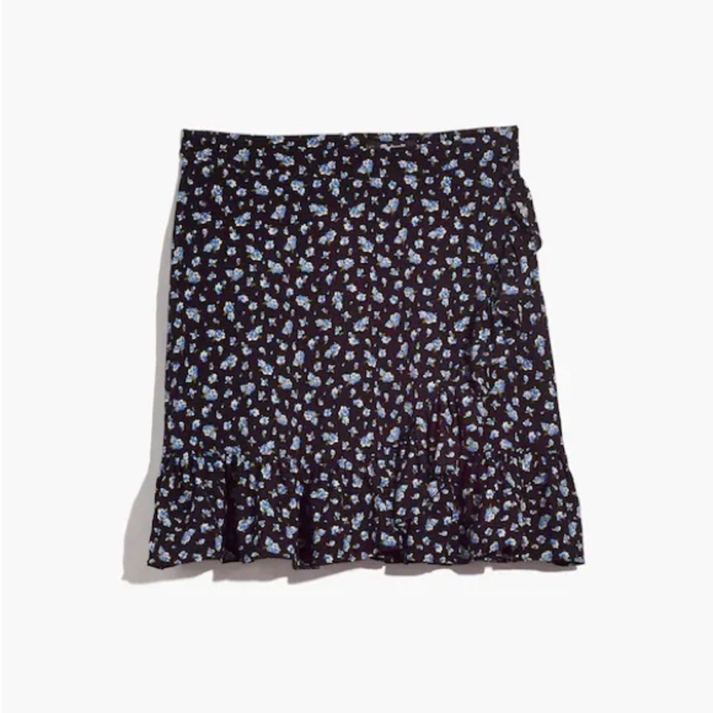 Ruffle-Wrap Mini Skirt in Baby's Breath Size 2